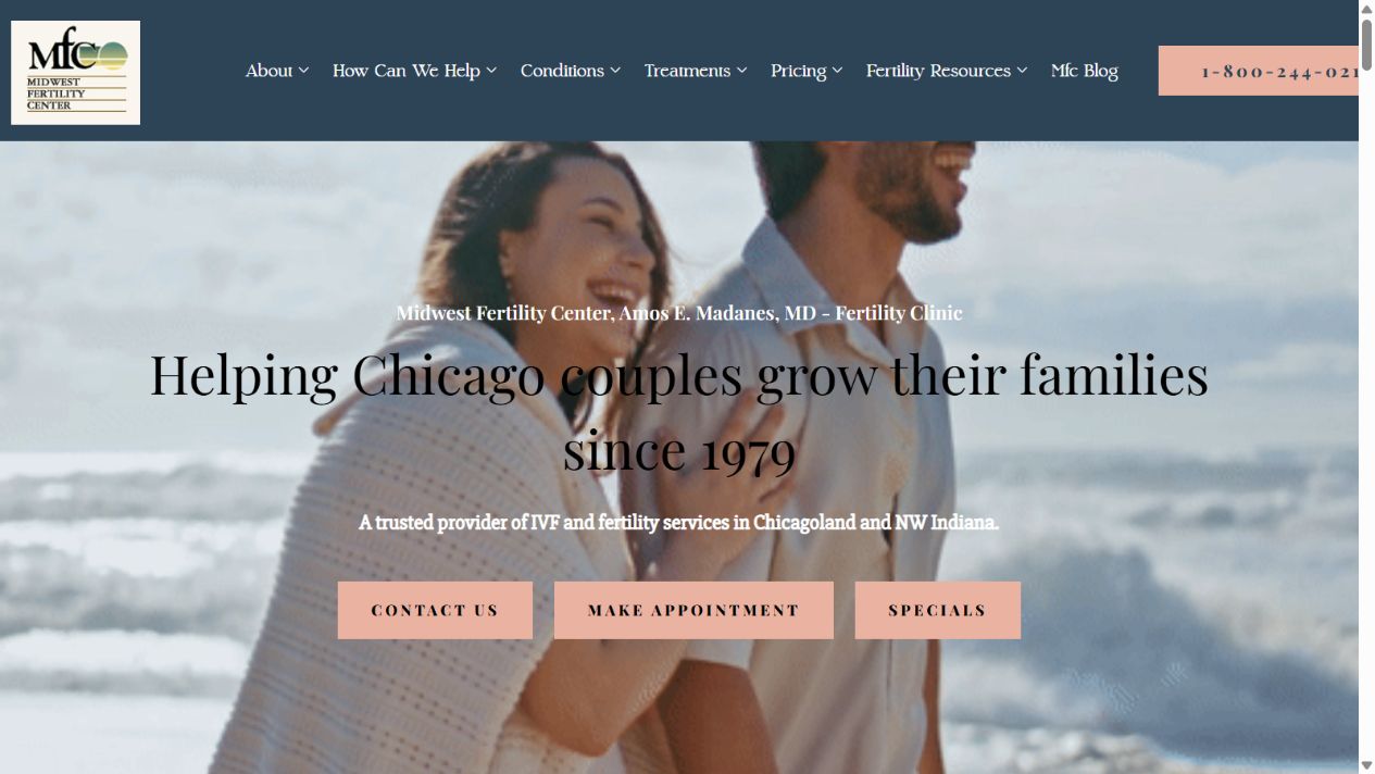 MFC Family website preview