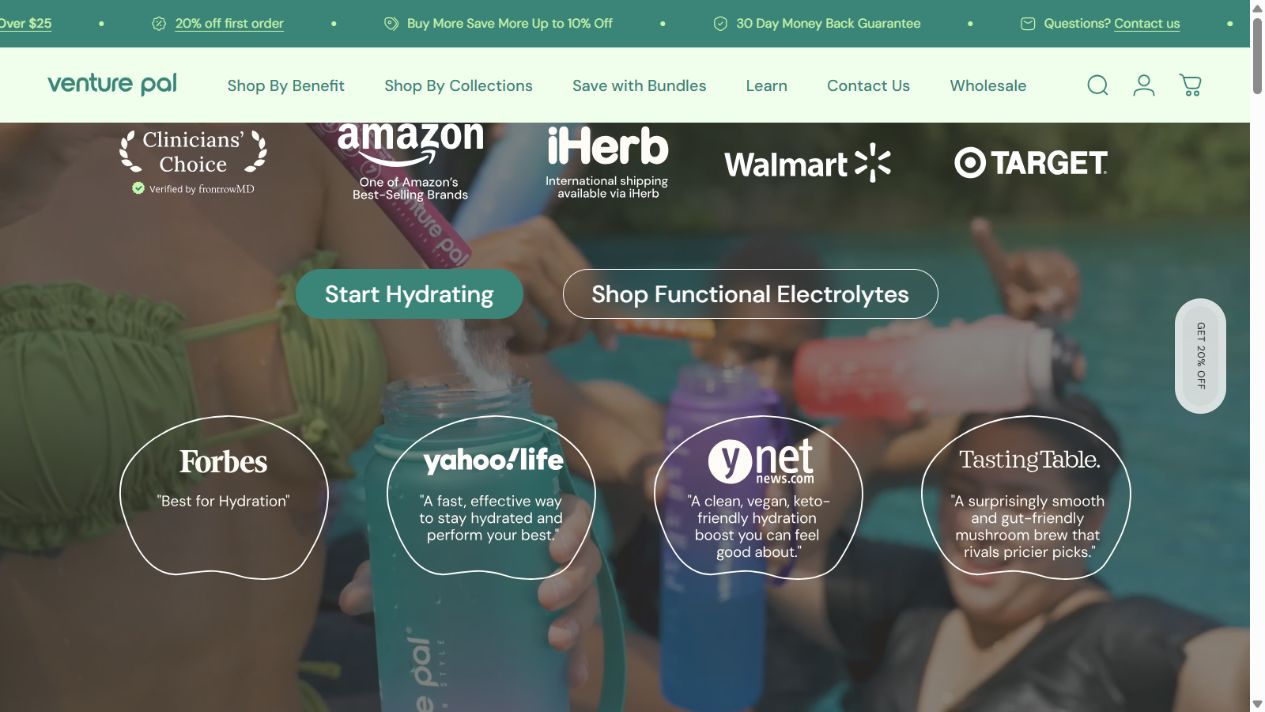 VenturePal website preview