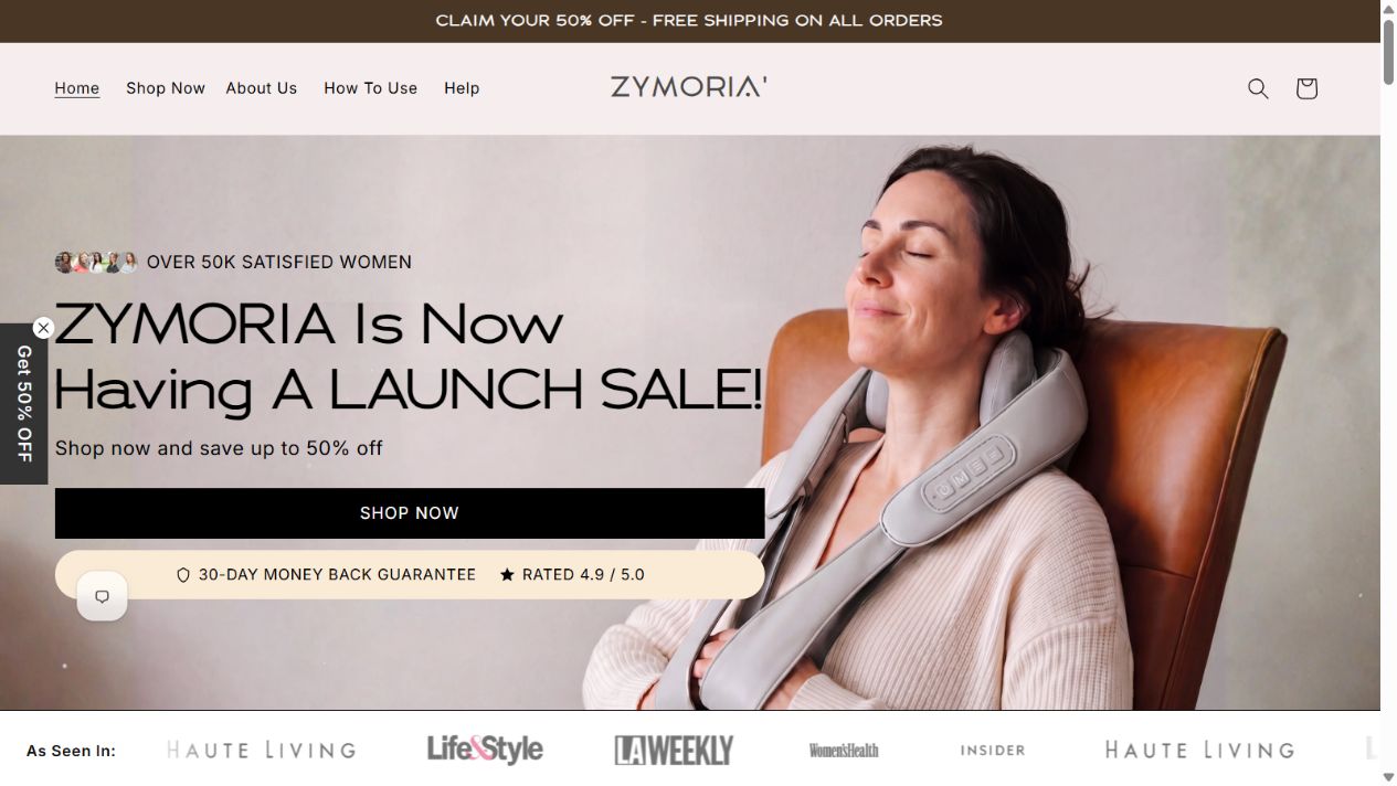 Zymoria website preview